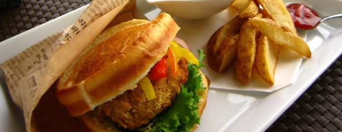 松島カキフライバーガー Ａセット